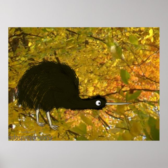 Poster Quiet Kiwi (Frente)