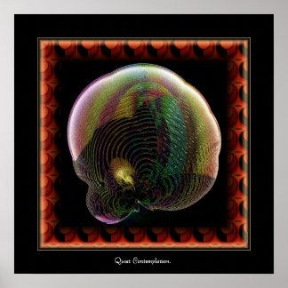 Poster Quieta Contemplação.