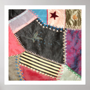 Pôster Quilt Antiquado Vitoriano