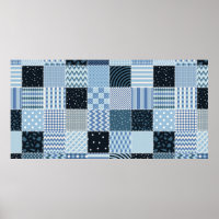 Quilt design. Padrão de retalhamento sem costura a