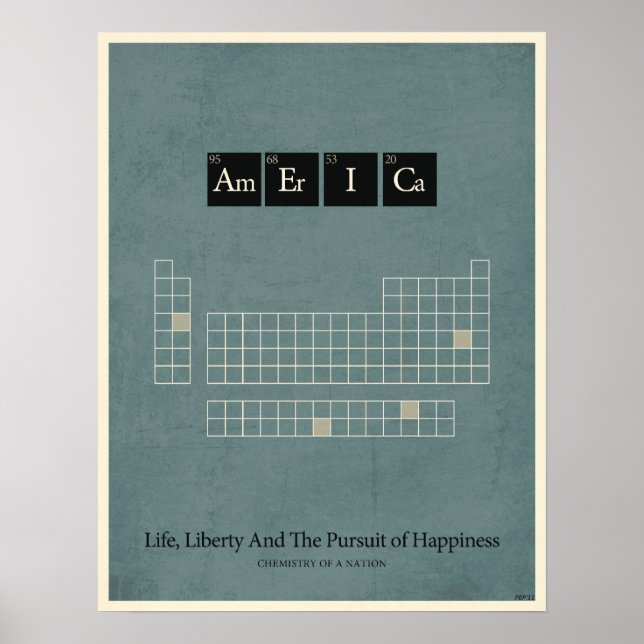 Pôster Química de Uma Nação (Frente)