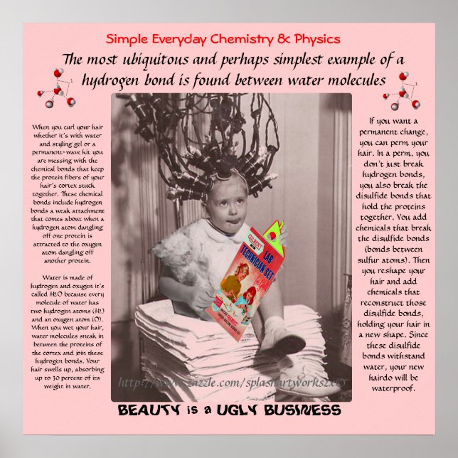 Pôster "Química e Curls" (Frente)