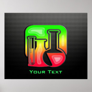 Poster Química elegante
