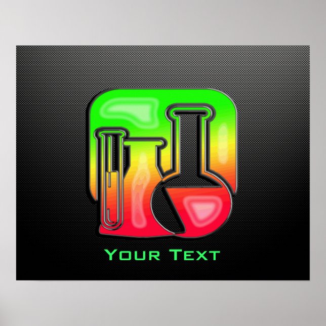 Poster Química elegante (Frente)