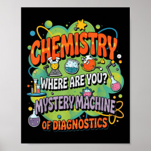 Poster Química Lab Semana 2025 Misteriosa Máquina De Diag