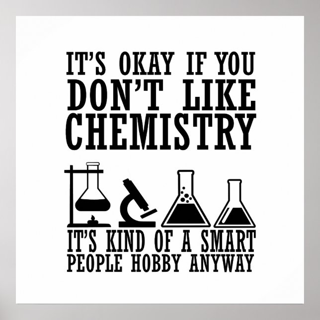 Poster química sarcasmo (Frente)