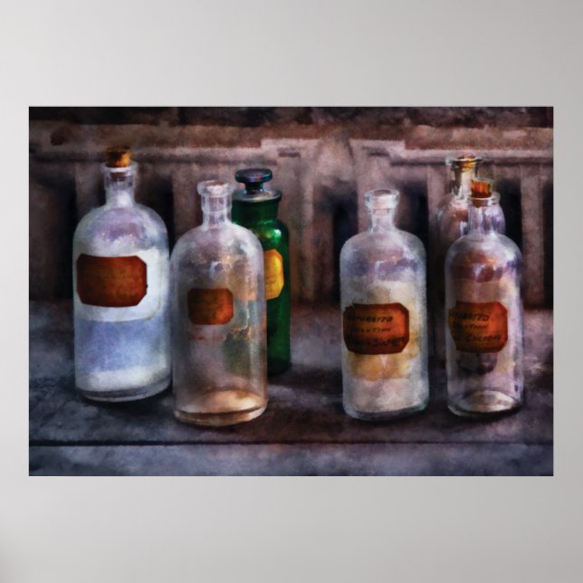 Poster Química - Soluções Saturadas (Frente)