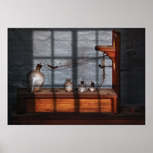 Pôster Químico - Experiência científica (Frente)