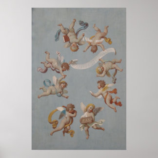 Pôster Quimsical Renaissance Cherub Angels