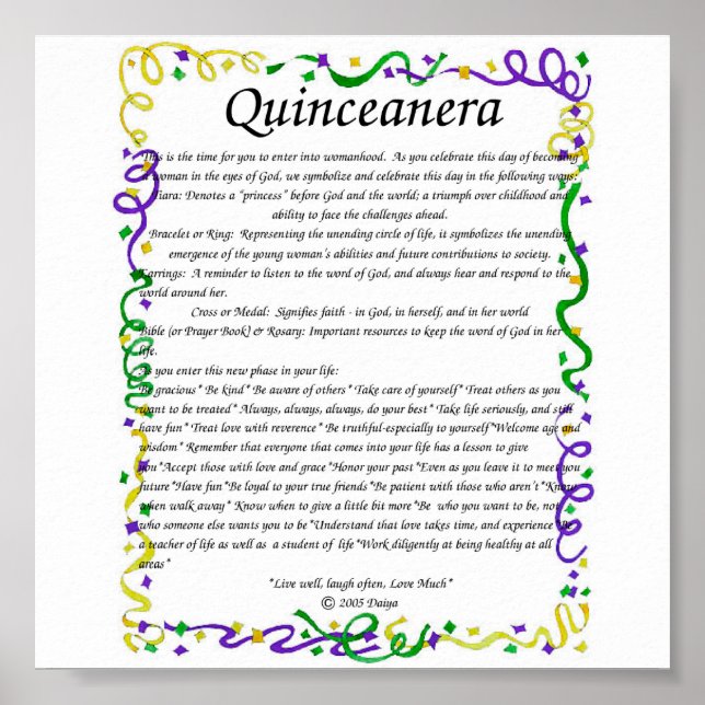 Poster quinceanera (Frente)
