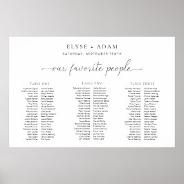 Poster Quinn Mínimo 3 Mesa de Banquete Conselho de espuma