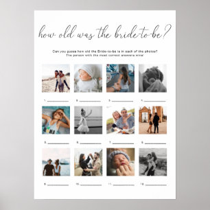 Poster Quinn Qual A Idade Do Jogo Fotográfico Da Noiva