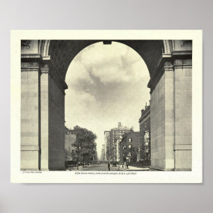 Poster Quinta Ave, Washington Arch, Nova Iorque