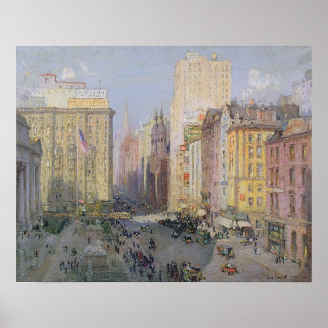 Pôster Quinta Avenida, Nova Iorque, 1913 (Frente)