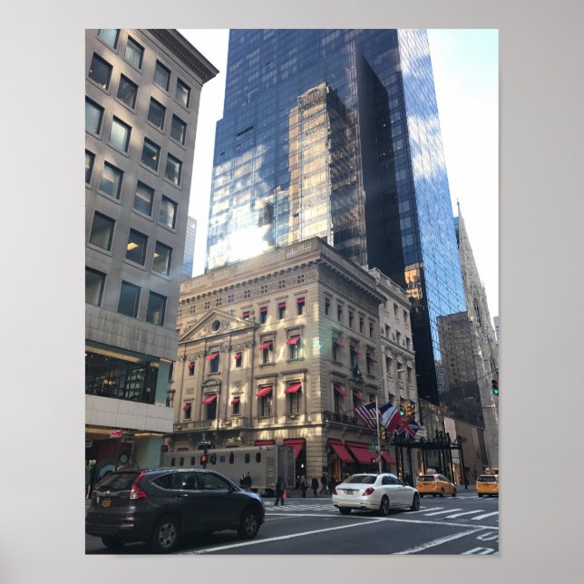 Pôster Quinta Avenue Nova Iorque NYC - Loja de departamen (Frente)