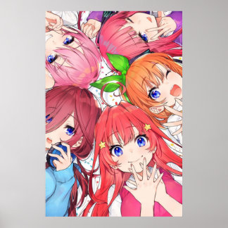 Poster Quintesessencial Quintuitos Os Quintuplets