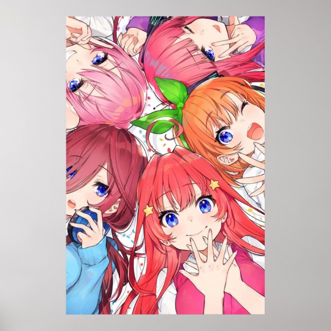 Poster Quintesessencial Quintuitos Os Quintuplets (Frente)