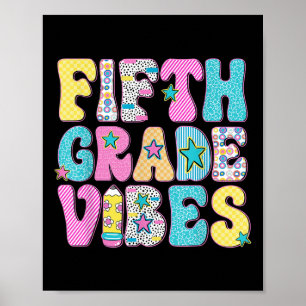 Poster Quinto Ano Volta À Escola Feliz Primeiro Dia O