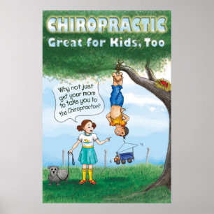 Pôster Quiroprática para Crianças