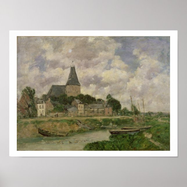 Pôster Quittebeuf, 1893 (oil on canvas) (Frente)