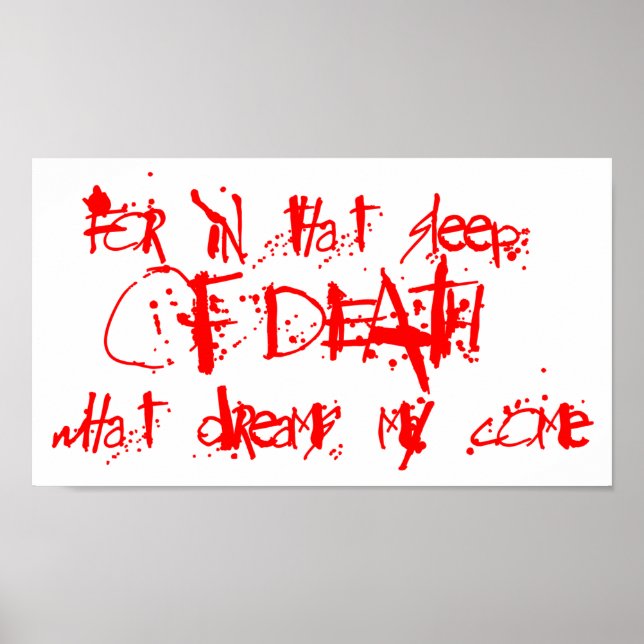 Poster Quoth Hamlet (Frente)