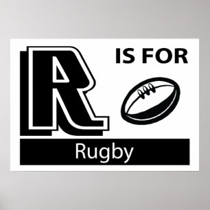 Pôster R é para o rugby