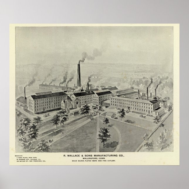 Pôster R Wallace & Sons Mfg Co (Frente)