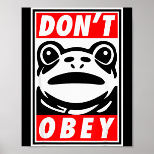 Poster Rã de Portland Não Obedece 