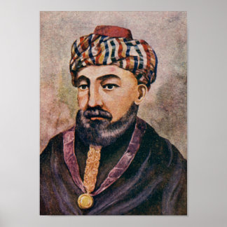 Poster Rabbi Moses Maimonides - O Rambam