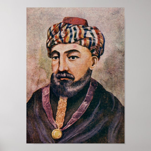 Poster Rabbi Moses Maimonides - O Rambam (Frente)