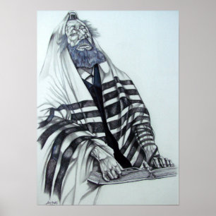 Poster Rabbi Prays