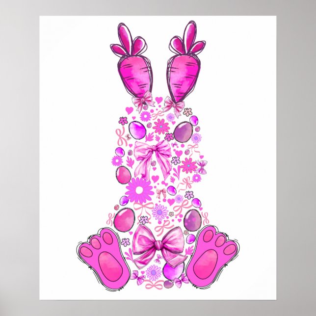 Poster rabbit, retro, vintage (Frente)