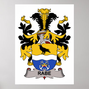 Pôster Rabe Family Crest