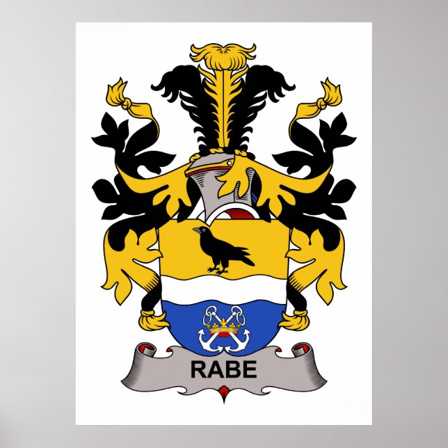 Pôster Rabe Family Crest (Frente)