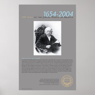 Poster Rabino Isaac Mayer sábio (1819-1900