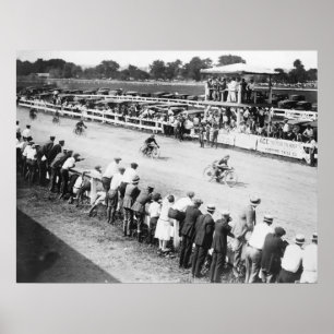 Pôster Raça da motocicleta: 1920