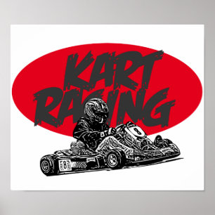 Pôster Raça de Karting