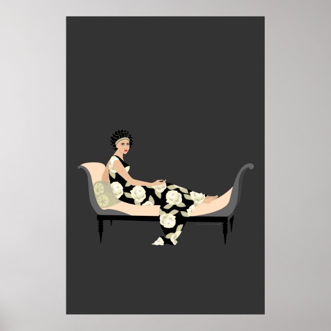 Poster Racamier sobre carvão (Frente)