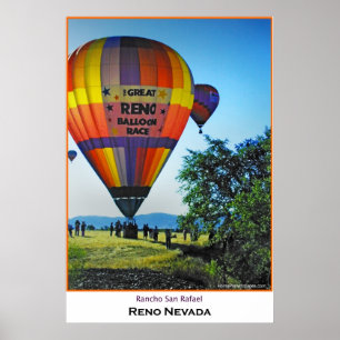 Pôster Raças do balão de Reno
