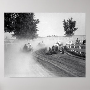 Pôster Raças justas de Rockville auto, 1923. Foto do