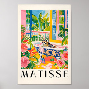 Poster Raccoon In Bathtub Art Impressão, Arte Máxima Rosa