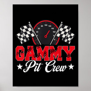 Poster Race Car - Festa de aniversário De Carro Da Famíli