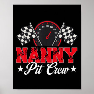 Poster Race Car - Nanny Pit Cr - Família Race Car