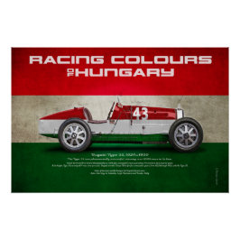 Pôster Racing Colours of Hungary
