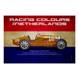 Pôster Racing Colours of Netherlands