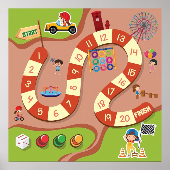 Poster Racing Game (Frente)