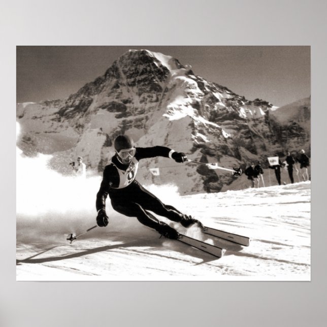 Pôster Racing the Lauberhorn (Frente)