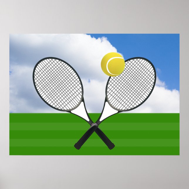 Poster RACKETS tênis (Frente)