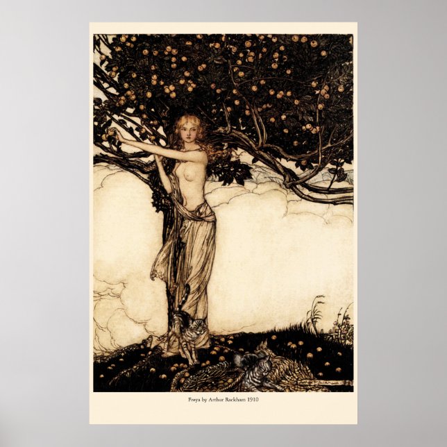 Poster Rackham Freya CC0050 (Frente)