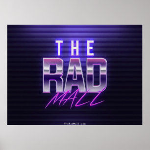 Poster Rad Mall "Wave 4" de 30 pol x 22,25 pol